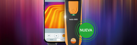 Cámara termográfica testo 860i para smartphone