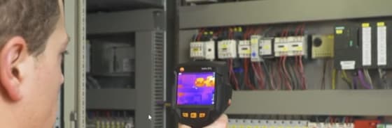 testo 872 열화상 카메라를 사용한 유지보수