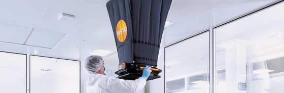 Térfogatáram mérése tisztateremben