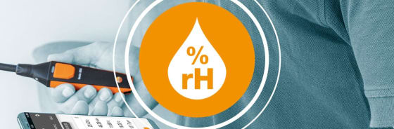 Measuring relative humidity with testo Smart Probes