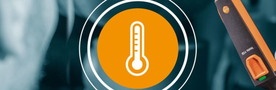 Measuring temperature with testo Smart Probes