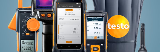 Przyrządy pomiarowe Testo do zarządzania obiektami