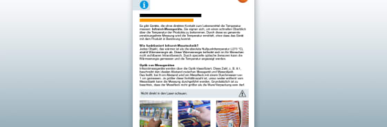 Trainingscard non-contact measurement