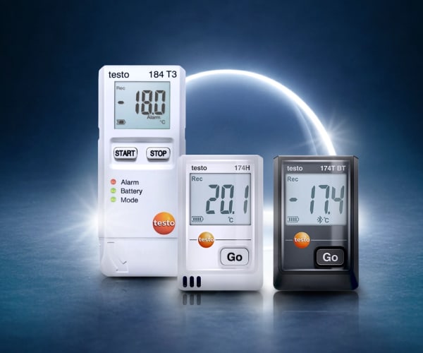 Registradores de dados testo 174 e testo 184