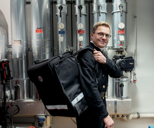 Testo-Abgasmessgerät + Rucksack