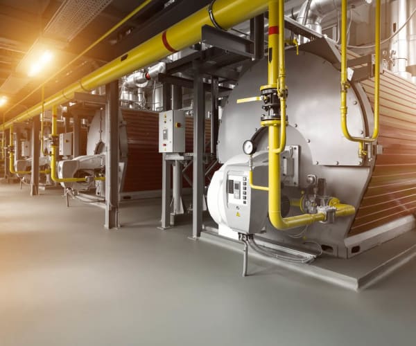 Gasturbinen, Motoren, Brenner oder Kessel am Laufen halten.