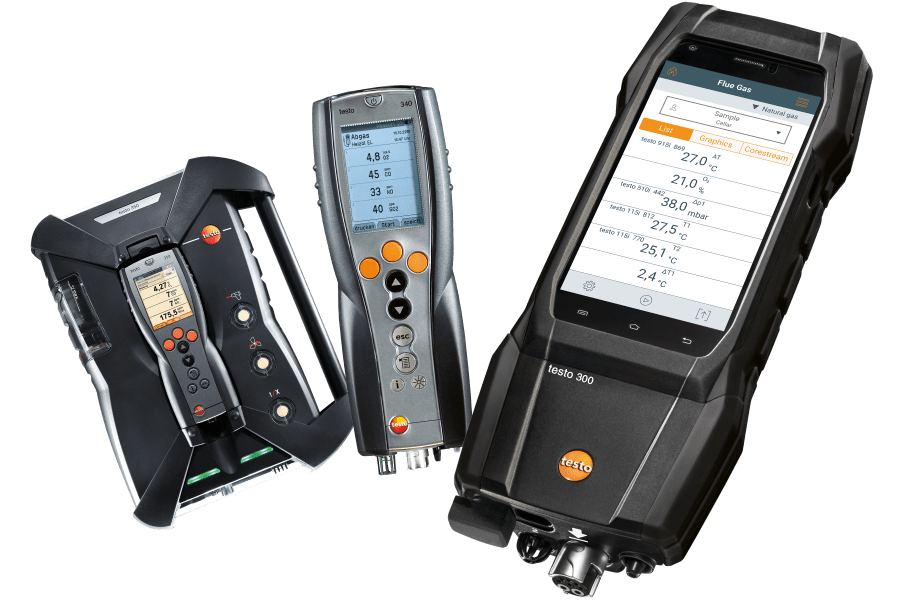 Testo emissie-meetinstrument