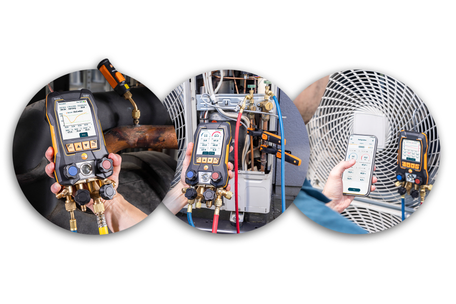 Measuring instruments for refrigeration technology from Testo