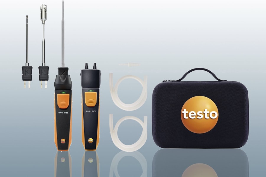 Smart Probes testo 915i met grote sondekeuze
