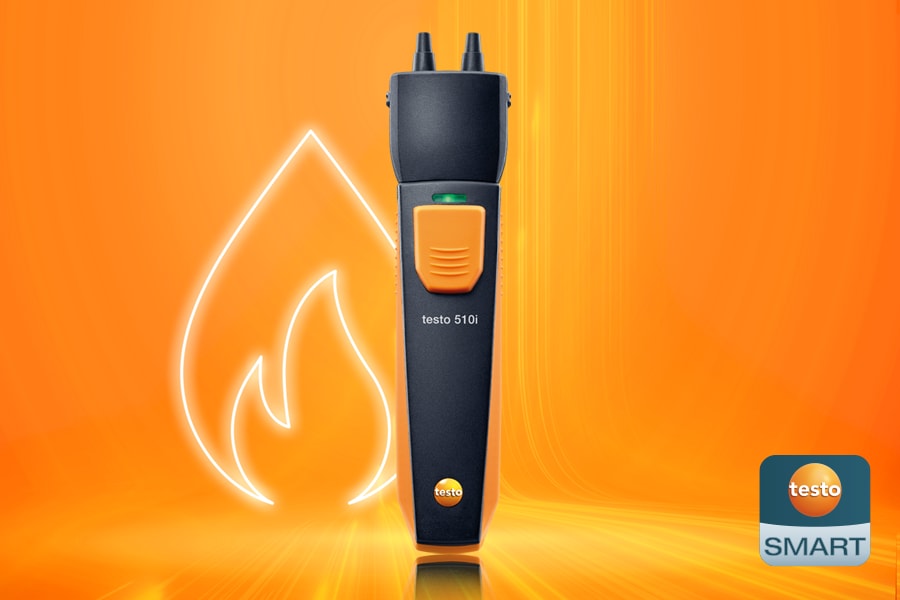 Instrumento de medição de pressão diferencial testo 510i