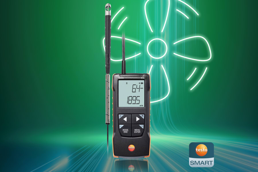 testo 416 vane anemometer