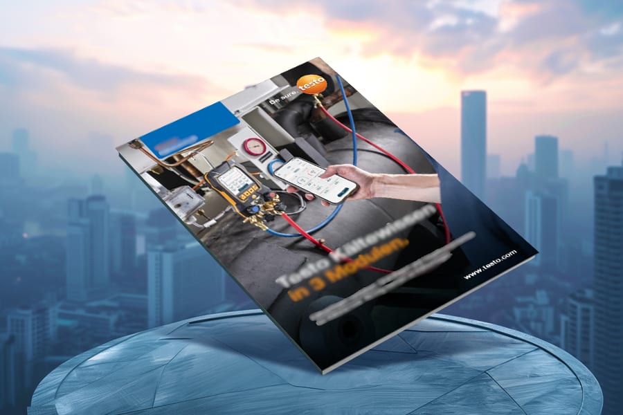 Testo refrigeration know-how in 3 modules