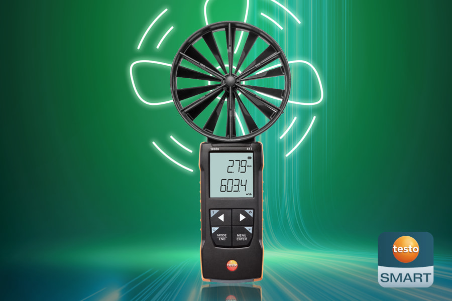 testo 417 vane anemometer