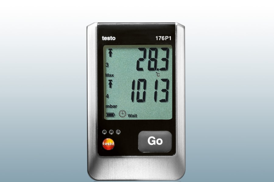 Data logger for pressure
