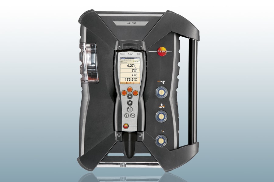 Rozwiązanie: analizator emisji spalin testo 350