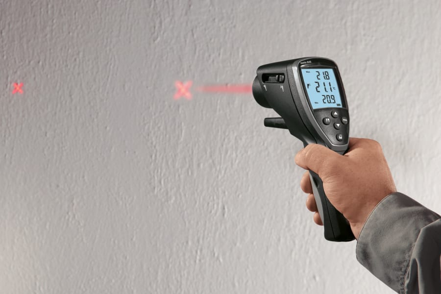 Thermometer mit Laser