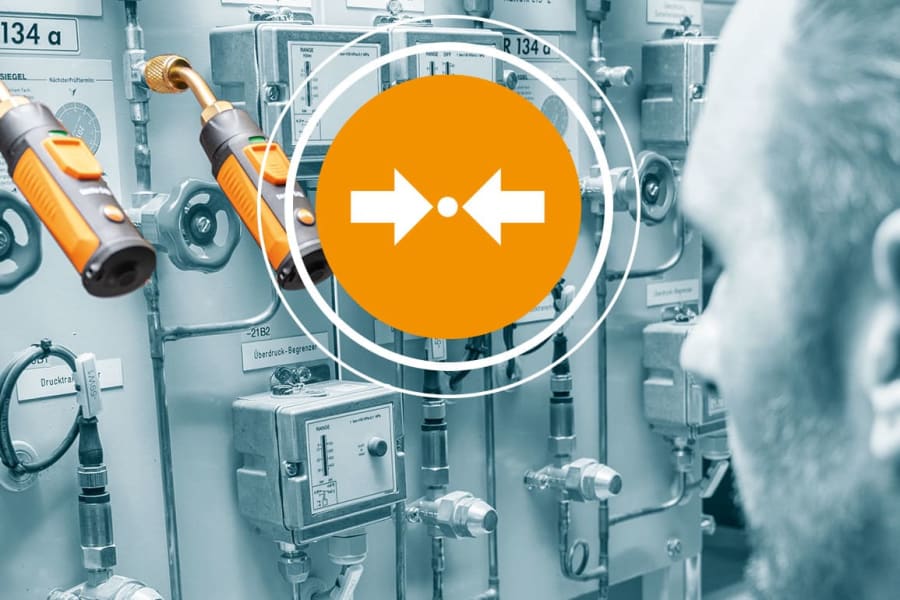 Pomiar ciśnienia za pomocą SmartSond Testo