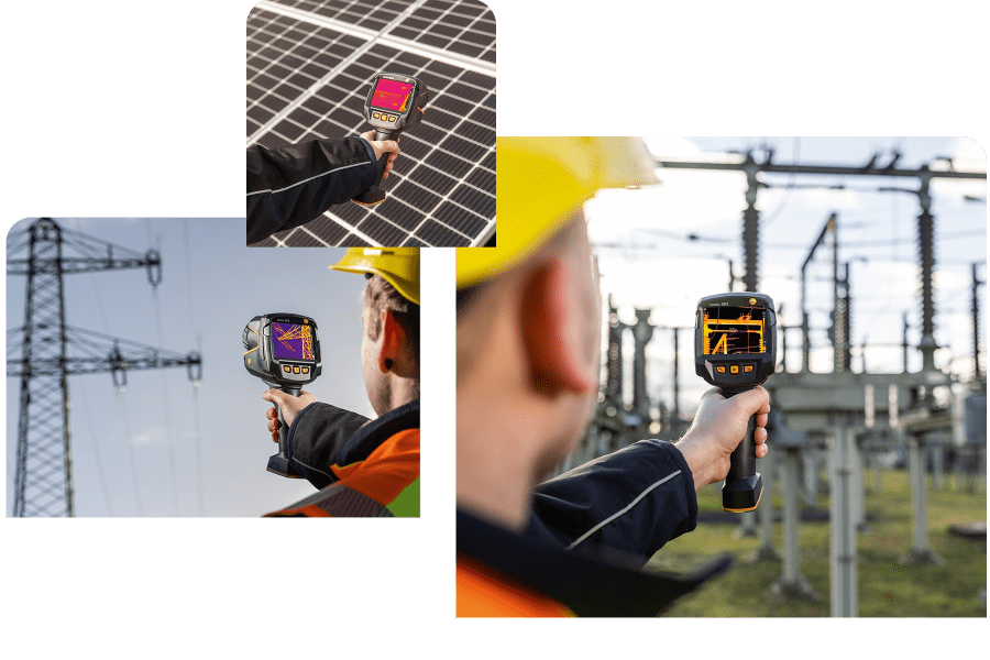 Preventive maintenance with thermography on energy generation and distribution systems