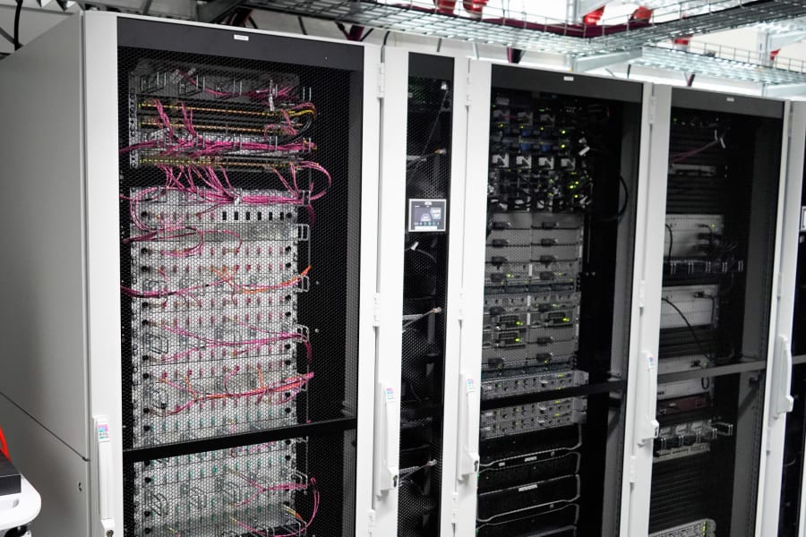 L’unique centre informatique de Testo à Lenzkirch compte parmi les installations les plus efficaces en Europe grâce au refroidissement à air (free cooling).