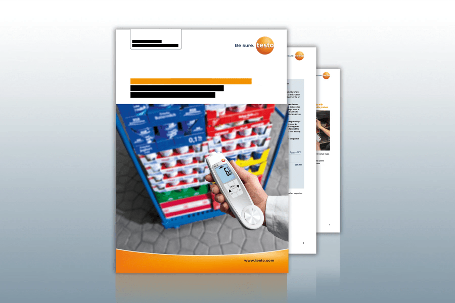 White paper: Temperature measurement of food