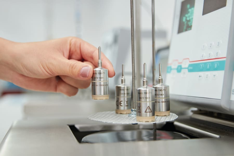 Kalibrierung der testo 190 Datenlogger