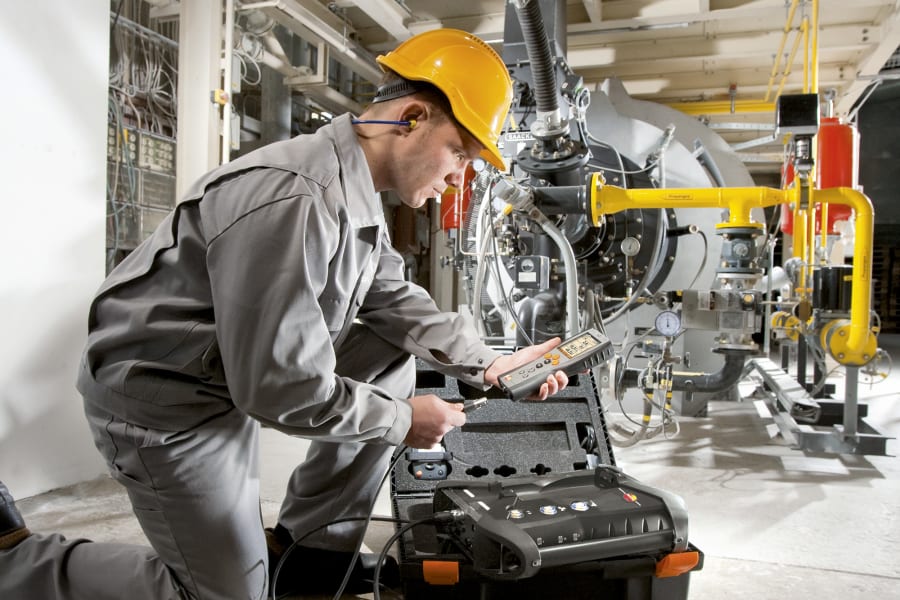 Industrial emission measurement with measurement technology from Testo