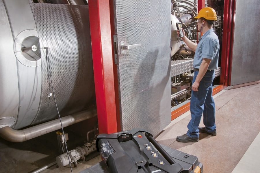 Emission measurement on turbines