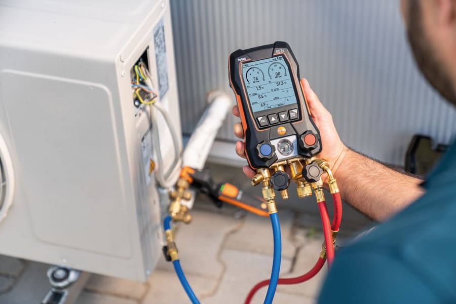 Elektroniczne oprawy zaworowe od Testo