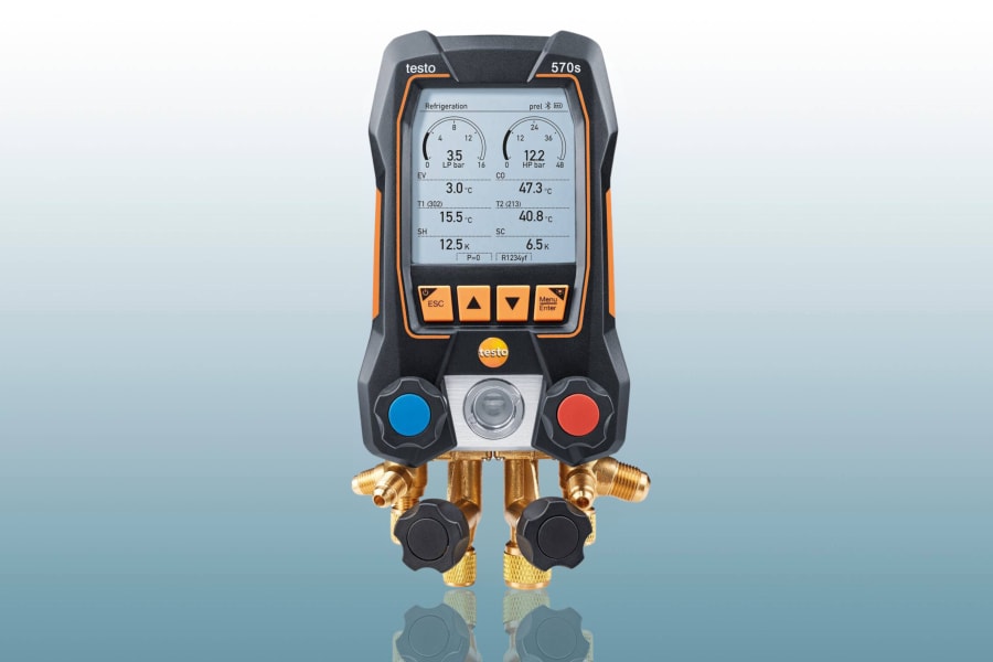 Elektroniczna oprawa zaworowa testo 570s