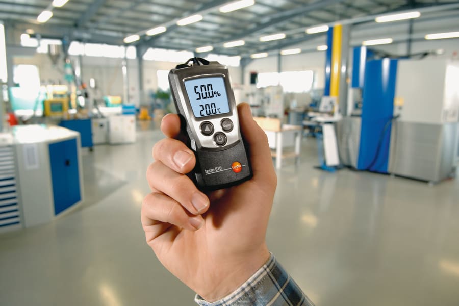 Material moisture meters from Testo