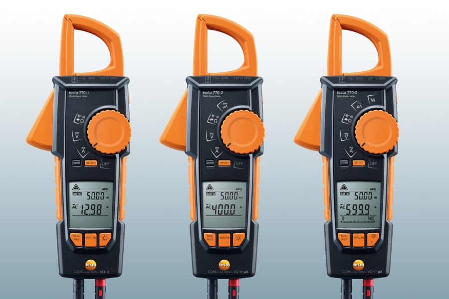 Pinces ampèremétriques ultra-précises testo 770