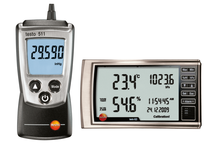 Digital barometer from Testo
