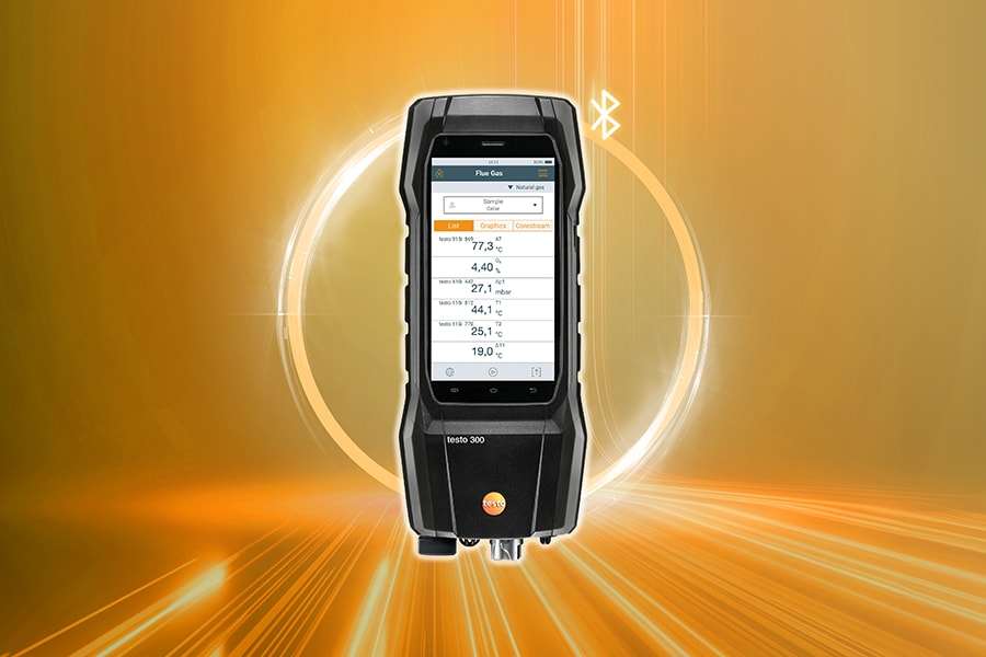 testo 300 flue gas analyser