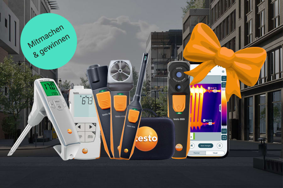 Industrielle Emissionsmessung mit Testo Abgasmessgeräten