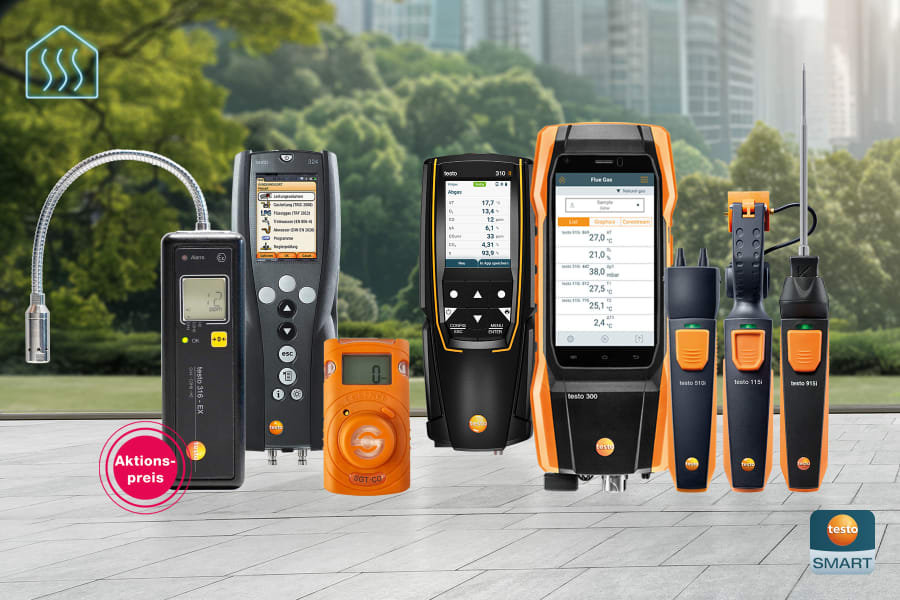 Abgasportfolio von Testo