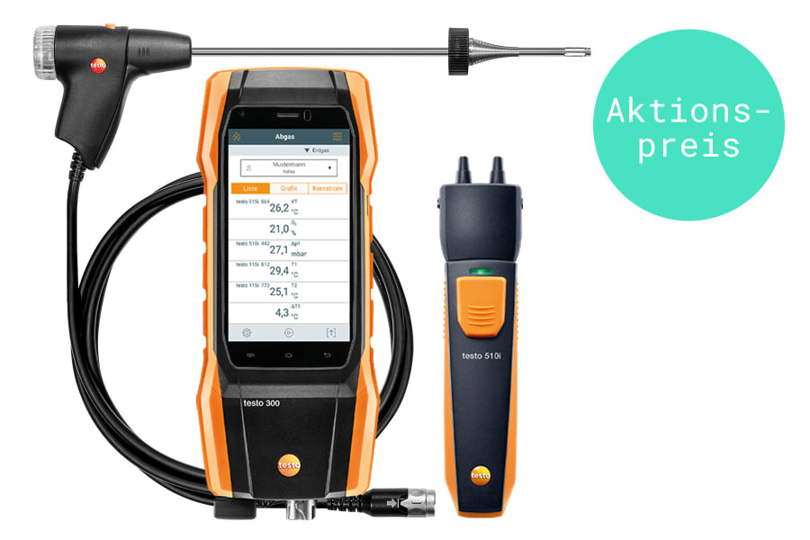 Abgasamessgerät testo 300 zum Aktionspreis