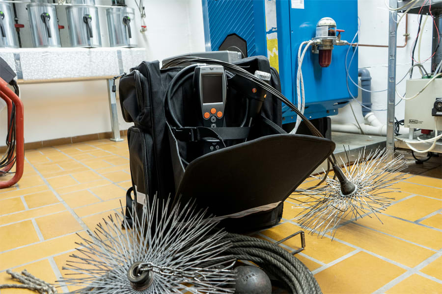 testo 330-2 LL im Rucksack