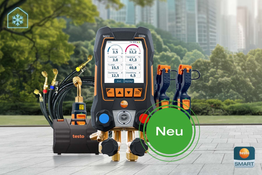 testo 558s Smart Vakuum Set mit Füllschläuchen