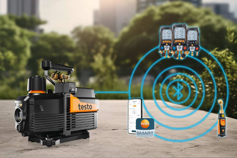 Intelligent vernetzte Vakuumpumpe testo 565i