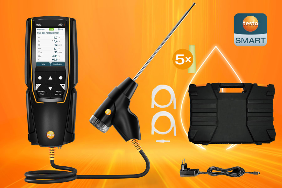 conjunto testo Smart Probes HVAC