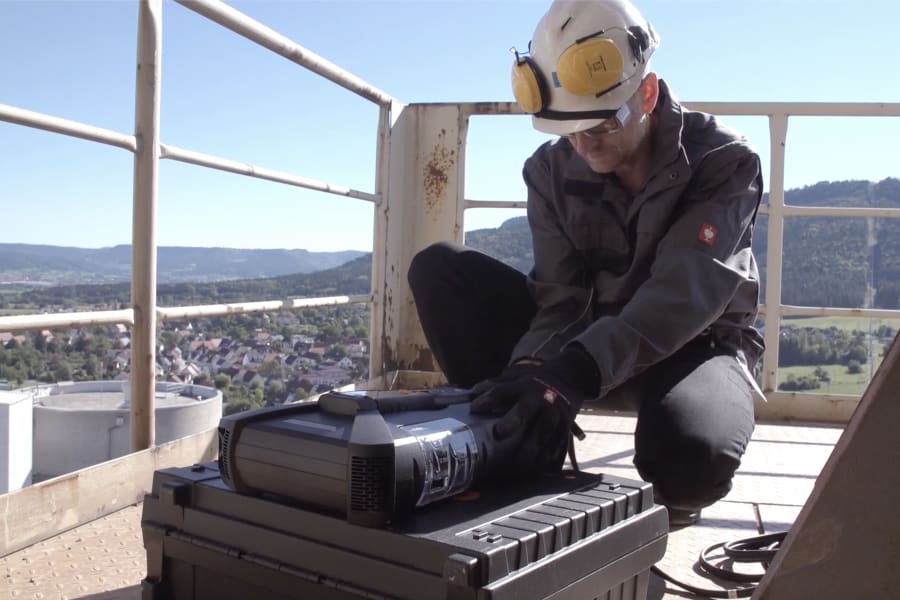 Analizador de emisiones testo 350 en cementeras