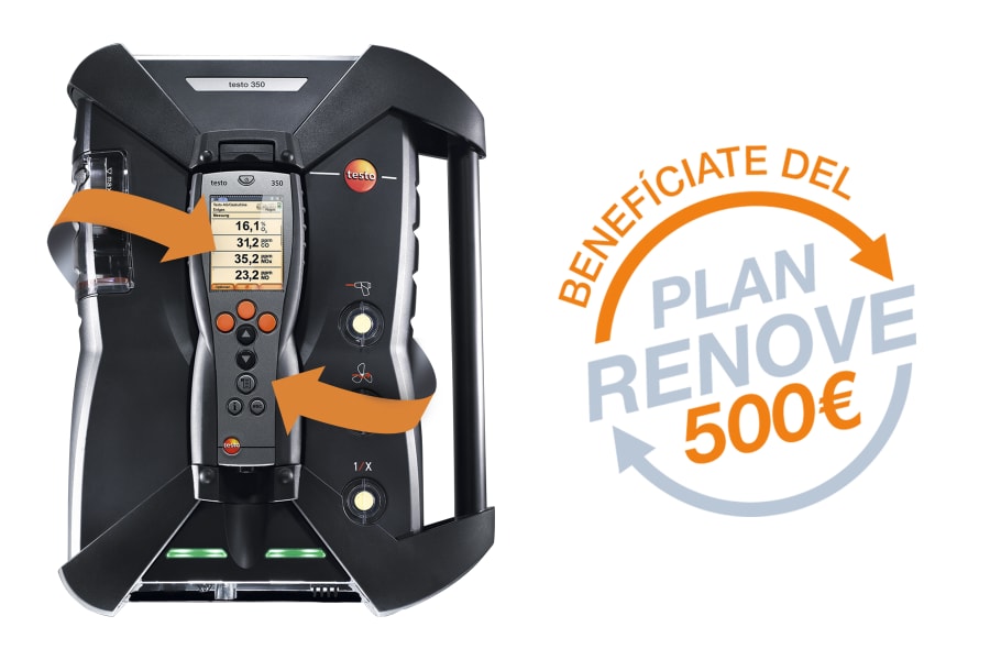 Plan renove analizador de emisiones testo 350