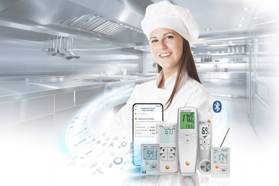 Gama testo de instrumentos con BT para alimentación 