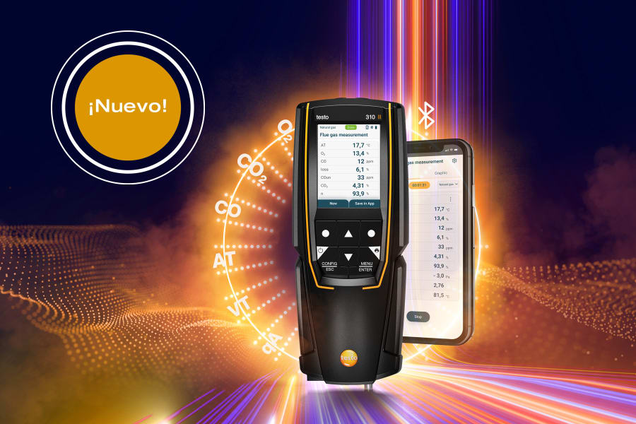 Analizadores de combustión Testo