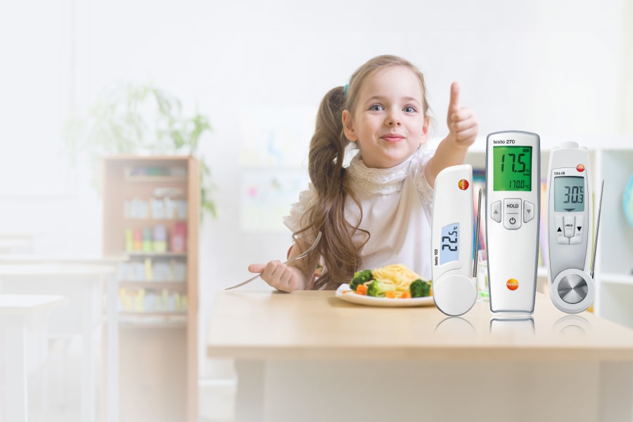 Instrumentos testo para garantizar la seguridad alimentaria