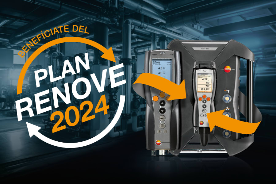 Plan renove analizadores de emisiones Testo