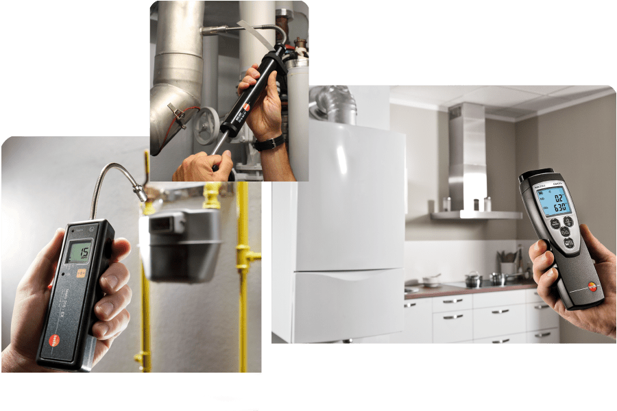 Detección de fugas y medición de opacidad con Testo