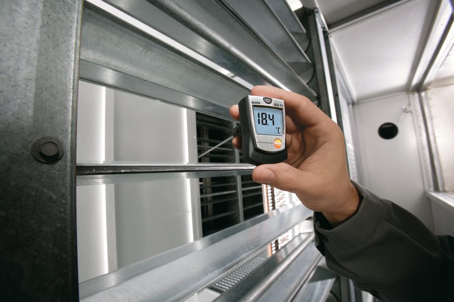 testo 902-TI Temperaturmessung Lüftungskanal