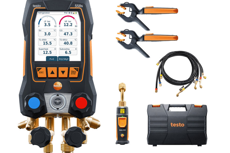 testo 558s kit professionnel pour pompes à chaleur