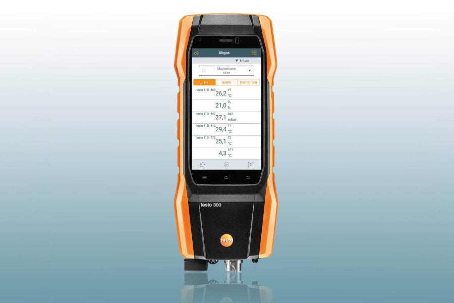 燃焼排ガス分析計 testo 300 NEXT LEVEL